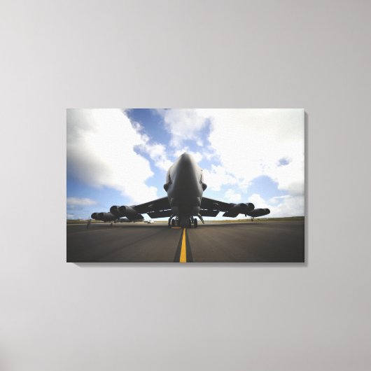 Een US Air Force-onderhoudspersoneel Canvas Afdruk (Voorkant)