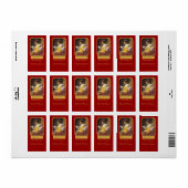 Een uur leesboekplaat etiket (Full Sheet)