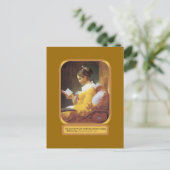 Een uur lezen briefkaart (Staand voorkant)