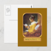 Een uur lezen briefkaart (Voorkant / Achterkant)