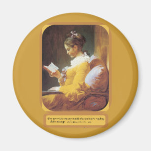Een uur lezen magneet