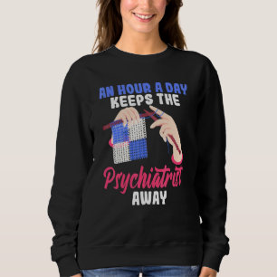 Een uur per dag houdt de psychiater weg van Knit K Trui