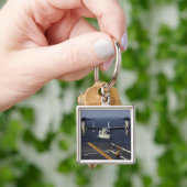 Een V-22 Osprey-vliegtuig bereidt zich voor op de  Sleutelhanger (Hand)