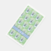 Een vaas met madeliefjes servet (Hoek)