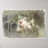 Een vaas met rozen van Margaretha Roosenboom (1853 Poster (Voorkant)