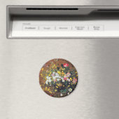 Een vaas van bloemen magneet (Insitu (Vaatwasser))