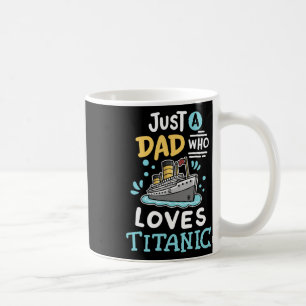 Een vader die de RMS Titanic leuk vindt Funny Crui Koffiemok