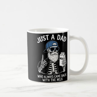 Een vader die terugkwam met de melk vaderdag  koffiemok