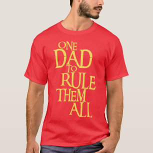 Een vader die ze allemaal fantasy regelt t-shirt