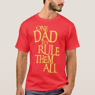 Een vader die ze allemaal fantasy regelt t-shirt