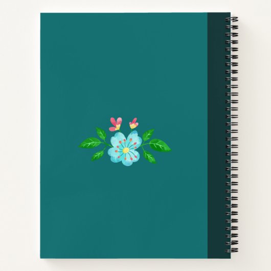 Een vader en dochter Keepomwille Journal. Notitieboek (Achterkant)