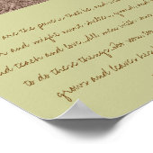 Een vader en zoon poster (Hoek)