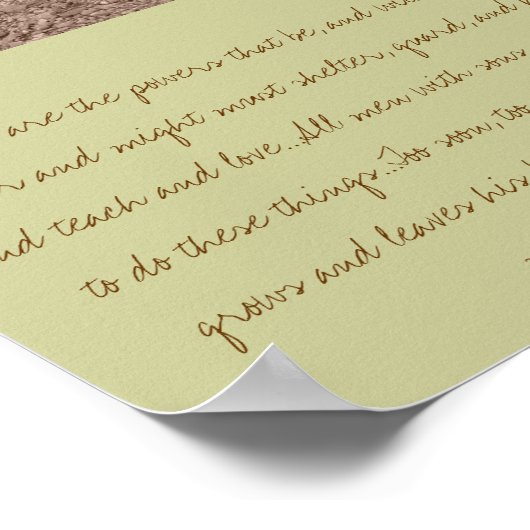 Een vader en zoon poster (Hoek)