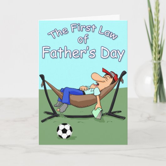 Een vader in rust Vaderdag Kaart (Voorkant)