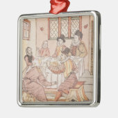 Een vader Mistreat door zijn zoon Metalen Ornament (Links)