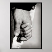 Een vader vertrouwt beschermende liefde poster (Voorkant)