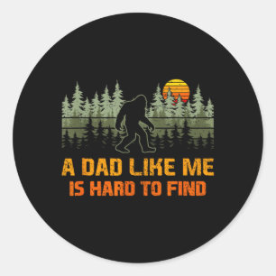 Een vader zoals is moeilijk te vinden Bomen Wilde Ronde Sticker