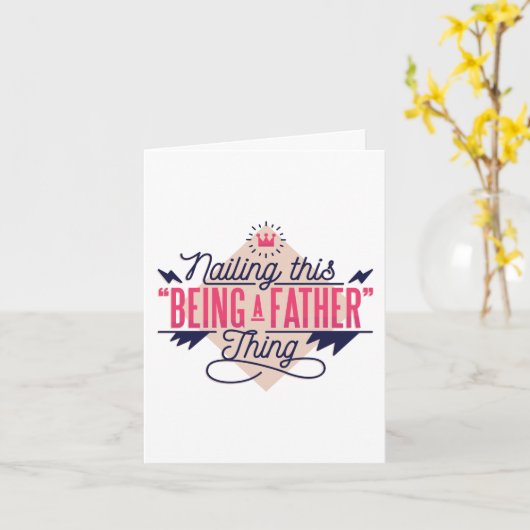 Een Vaderdagkaart om nooit te vergeten Kaart (Gele Bloem)