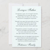 Een vadergedicht verliezen kaart (Voorkant)