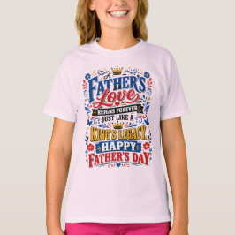 Een vaders liefde heerst voor altijd t-shirt