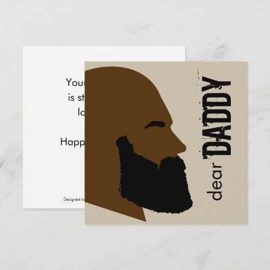 Een vaders liefde kaart (Voorkant / Achterkant)