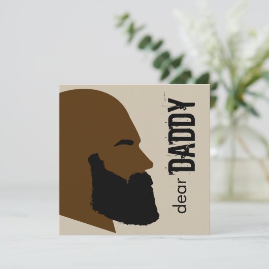 Een vaders liefde kaart (Staand voorkant)