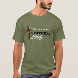 Een vaders liefde spreekwoorden 13:24 t-shirt