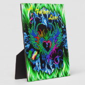 Een vaders liefdesgedicht aangepaste tablet-op-pla fotoplaat (Zijkant)