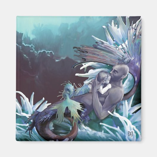 Een vaders liefdesmagneet magneet (Voorkant)