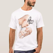Een vaders tedere moment t-shirt (Voorkant)