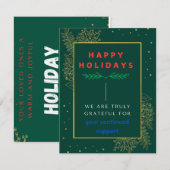 Een vakantie Kaart Notitiekaartje (Voorkant / Achterkant)