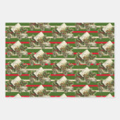 Een  vakantie, mat 19" x 29" inpakpapier vel (Voorkant)