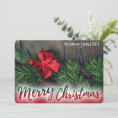 Een Vakantie met één volledige kerstfoto (Staand voorkant)