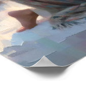 Een vakantiegebed, Christelijke kunst, Jezus bidt Poster (Hoek)