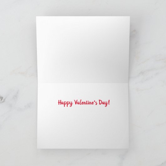 Een Valentijn die uitmuntend is in het veld Kaart (Binnen)