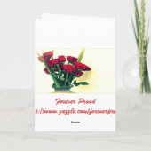 Een Valentijn groet -  Valentijn Kaart (Achterkant)