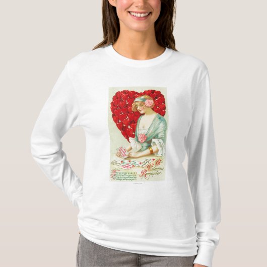 Een Valentijn Herinnering T-shirt (Voorkant)