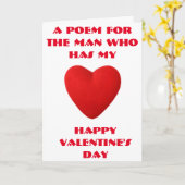 Een valentijn kaart (Gele Bloem)