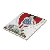 Een  Valentijn meisje, Birdie vertelde me Tegeltje (Zijkant)