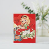 Een Valentijn om hallo te zeggen Feestdagenkaart (Staand voorkant)