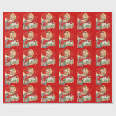 Een Valentijn om Hi te zeggen Cadeaupapier (Vlak)