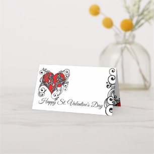 Een Valentijn-plaatskaart Plaatskaartje