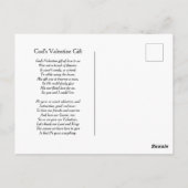 Een Valentijn van God Briefkaart (Achterkant)