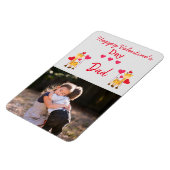 Een Valentijn voor papa Foto Magneet (Linkerzijde)