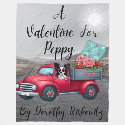 Een Valentijn voor Peppy Fleece Deken (Voorkant)