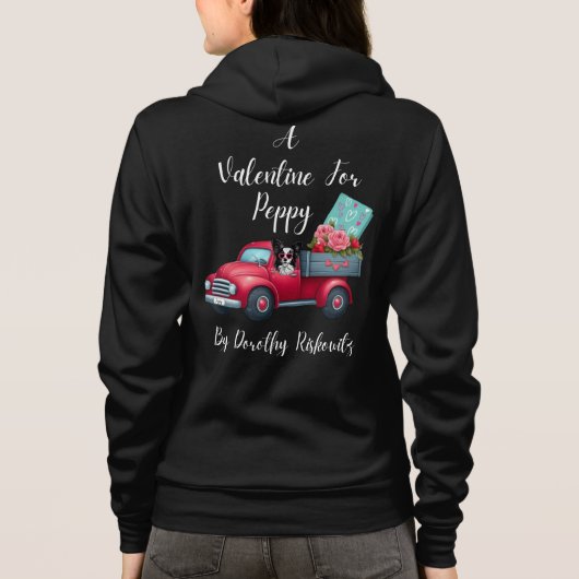 Een Valentijn voor Peppy Ladies Hoodie (Achterkant)