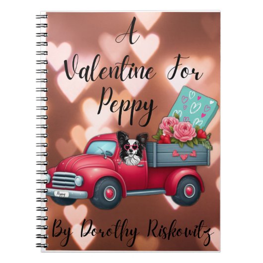 Een Valentijn voor Peppy Spiraal Notebook Notitieboek (Voorkant)