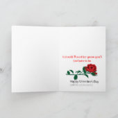 Een Valentijns Gedicht van de Liefde Feestdagen Kaart (Binnen)