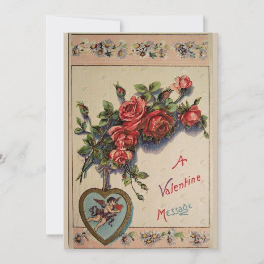 Een Valentijnsbericht Feest Uitnodiging (Voorkant)