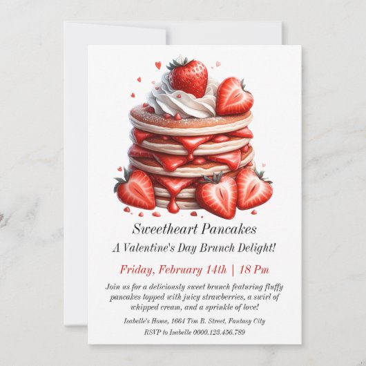 Een Valentijnsbrunch verrukking! Kaart (Voorkant)